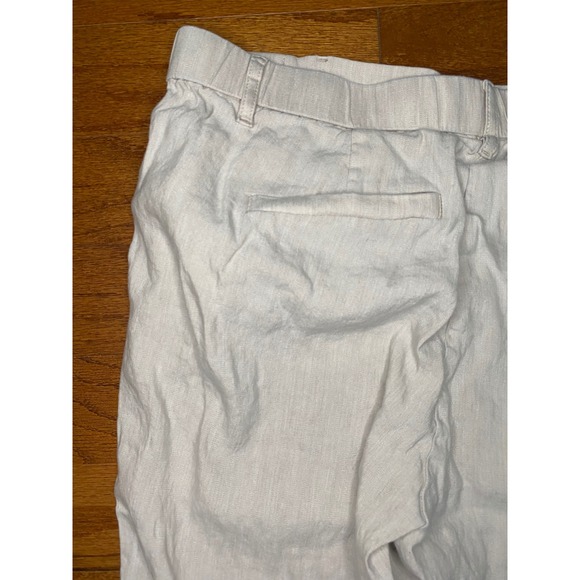Jill‎ Linen Stretch Cream Pants Size Medium - Picture 10 of 10